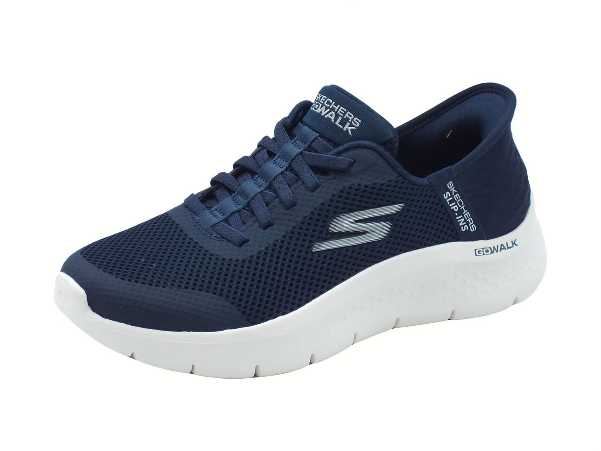 Skechers Skechers 124836 Go Walk Flex Grand Entry Navy Slip-On per Donna in tessuto blu Navy