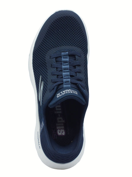 Skechers Skechers 124836 Go Walk Flex Grand Entry Navy Slip-On per Donna in tessuto blu Navy