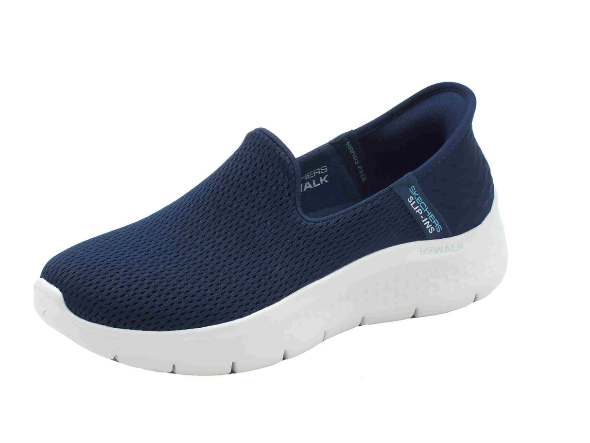 Skechers Skechers 124963 Go Walk Flex Relish Navy Slip-On per Donna in tessuto blu Navy