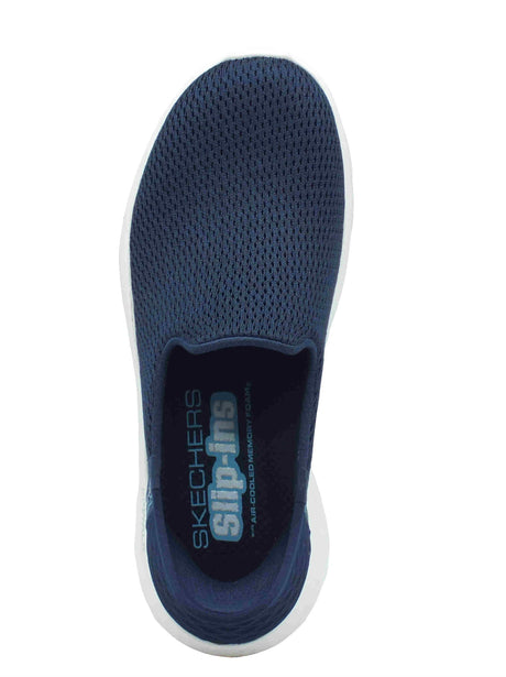 Skechers Skechers 124963 Go Walk Flex Relish Navy Slip-On per Donna in tessuto blu Navy