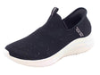 Skechers Skechers Slip-Ins 149594 Ultra Flex Shiny Night Black Mocassini Sportivi per Donna in tessuto Black