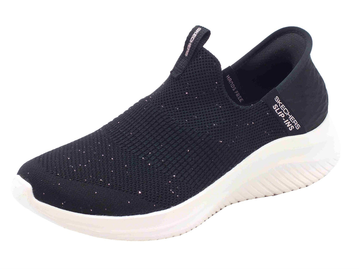 Skechers Skechers Slip-Ins 149594 Ultra Flex Shiny Night Black Mocassini Sportivi per Donna in tessuto Black
