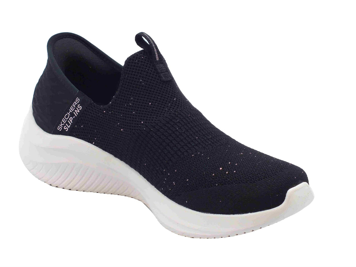 Skechers Skechers Slip-Ins 149594 Ultra Flex Shiny Night Black Mocassini Sportivi per Donna in tessuto Black