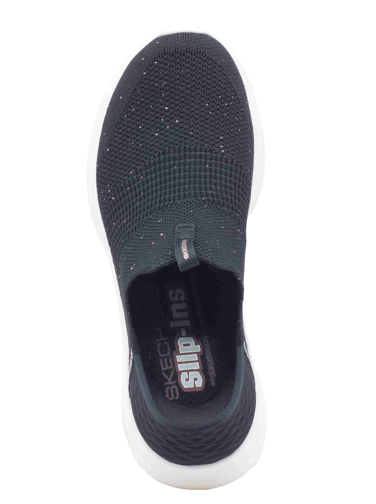 Skechers Skechers Slip-Ins 149594 Ultra Flex Shiny Night Black Mocassini Sportivi per Donna in tessuto Black