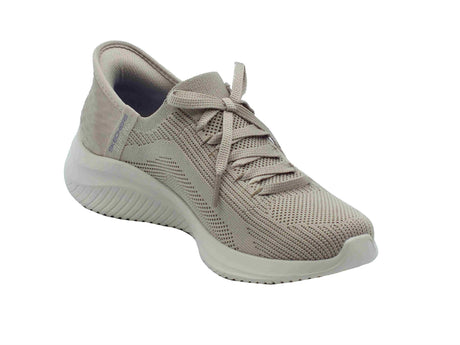 Skechers Skechers Slip-Ins 149710 Brilliant Path Taupe Scarpe Sportive per Donna in tessuto Taupe