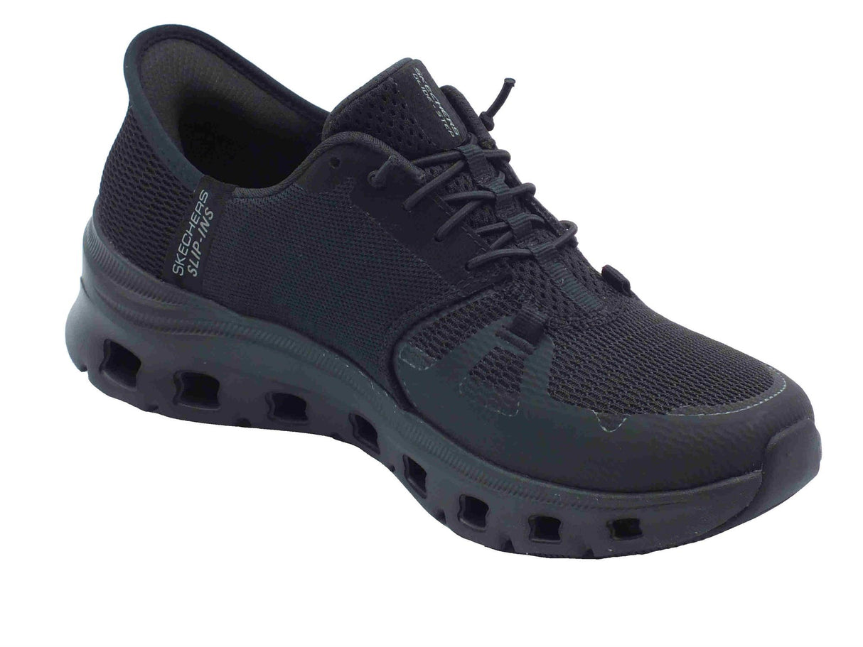 Skechers Skechers 150420 Glide Step Pro Black Scape Slip-On per Donna in tessuto nero Black