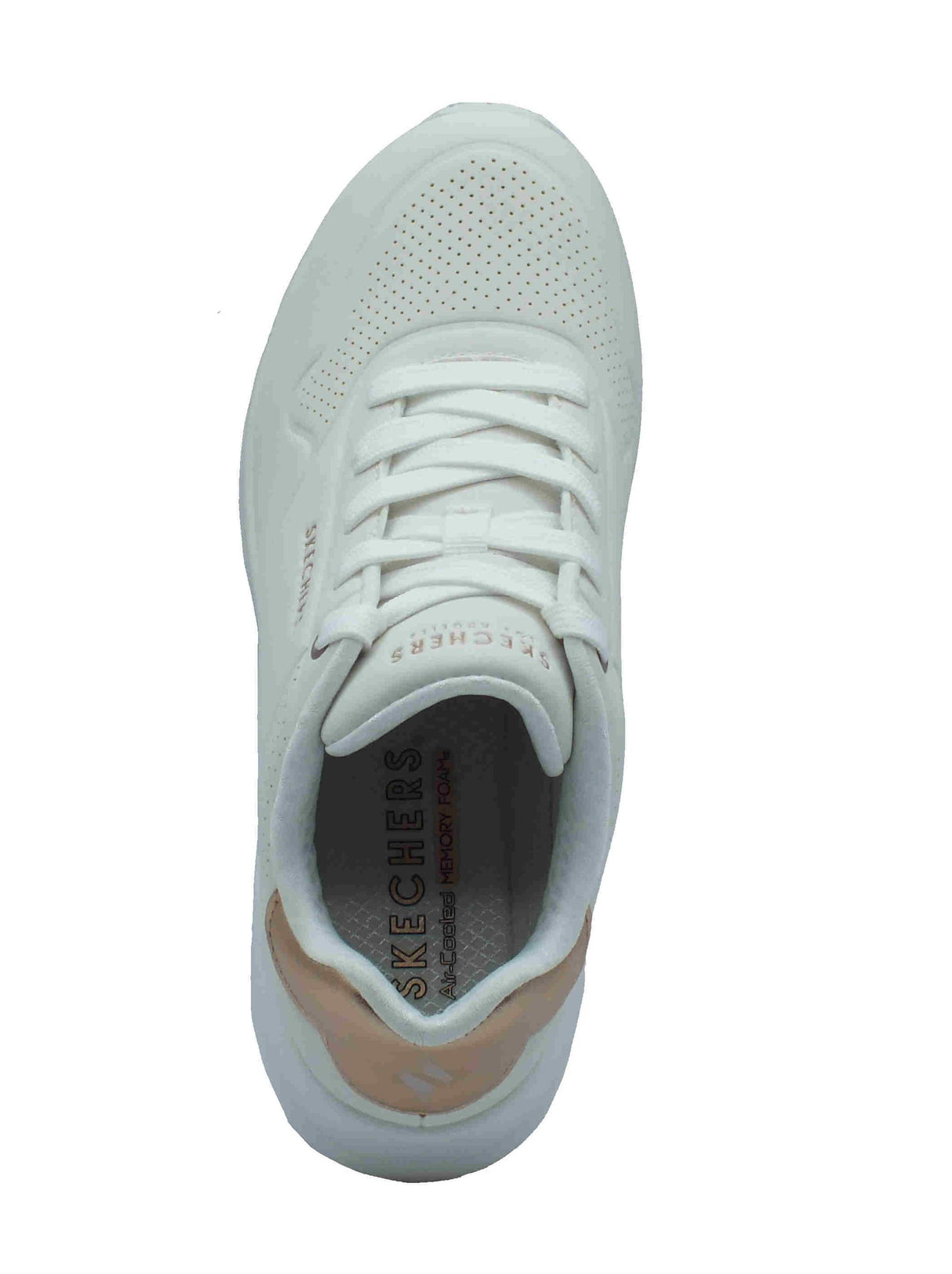 Skechers Skechers Street Los Angeles 177520 Uno Wedge Hi Steps White Scarpe Sportive per Donna in ecopelle White