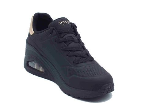 Skechers Skechers Street Los Angeles 177520 Uno Wedge Hi Steps Black Scarpe Sportive per Donna in ecopelle Black