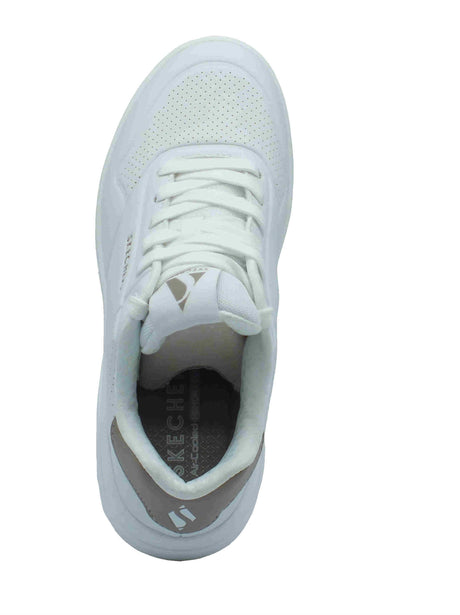 Skechers Skechers Street Los Angeles 177705 Uno Court Fast Break White Sneakers Sportive Donna ecopelle White