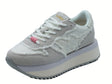 SUN68 SUN68 Z35216 Big Stargirl Canvas Bianco Panna Scarpe Sportive per Donna in nabuk e tessuto Bianco Panna