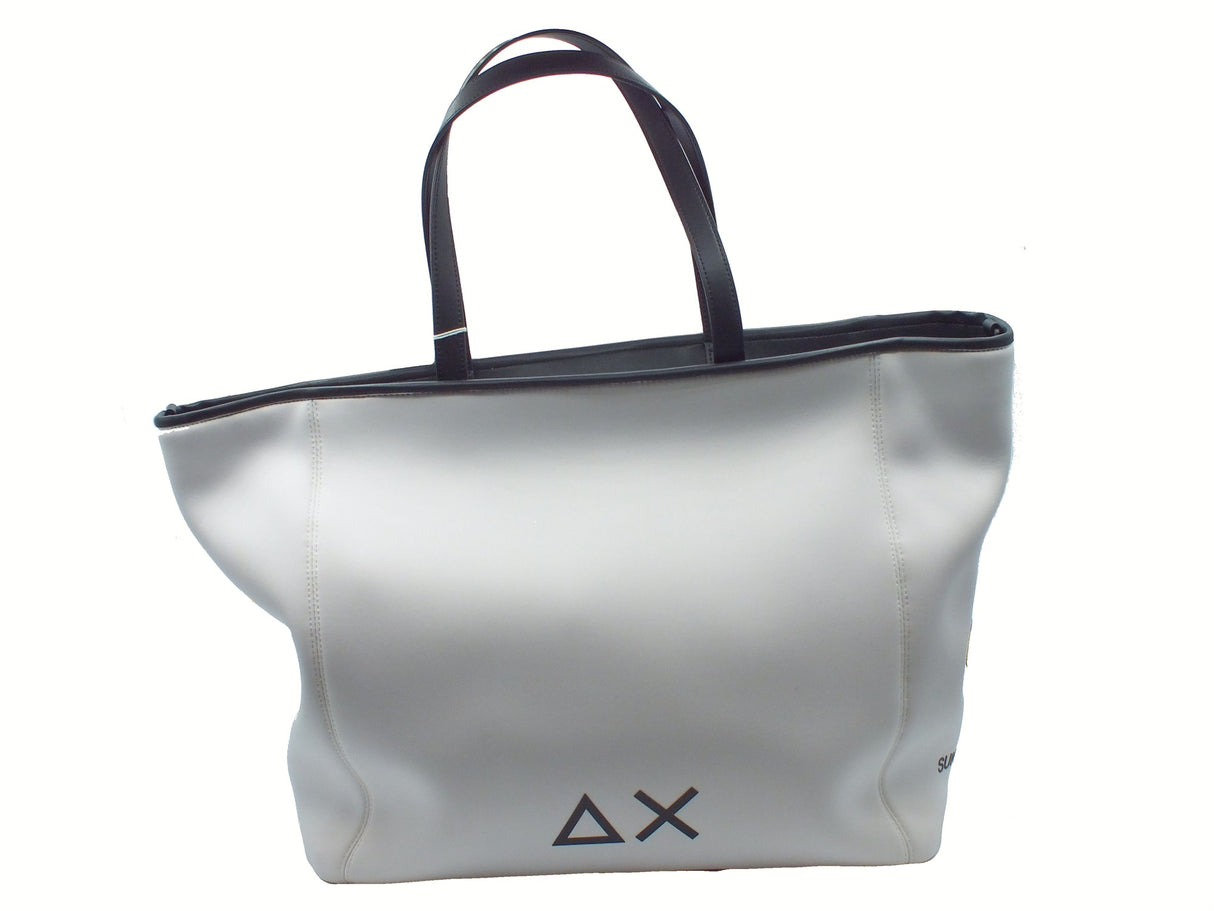 SUN68 SUN68 Z35252 Bianco Borsa Shopping per Donna in ecopelle Bianco