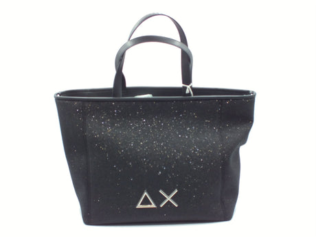 SUN68 SUN68 Z35267 Nero Borsa Shopping Maxi Sportiva per Donna in tessuto glitter Nero