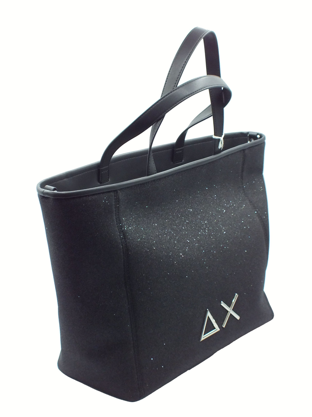 SUN68 SUN68 Z35267 Nero Borsa Shopping Maxi Sportiva per Donna in tessuto glitter Nero