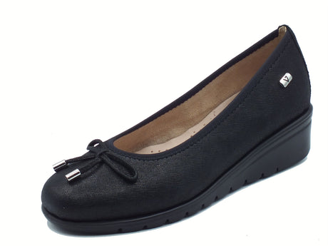 Valleverde Valleverde Ballerine Donna VS10330A Camoscio Nero pelle nero Nero