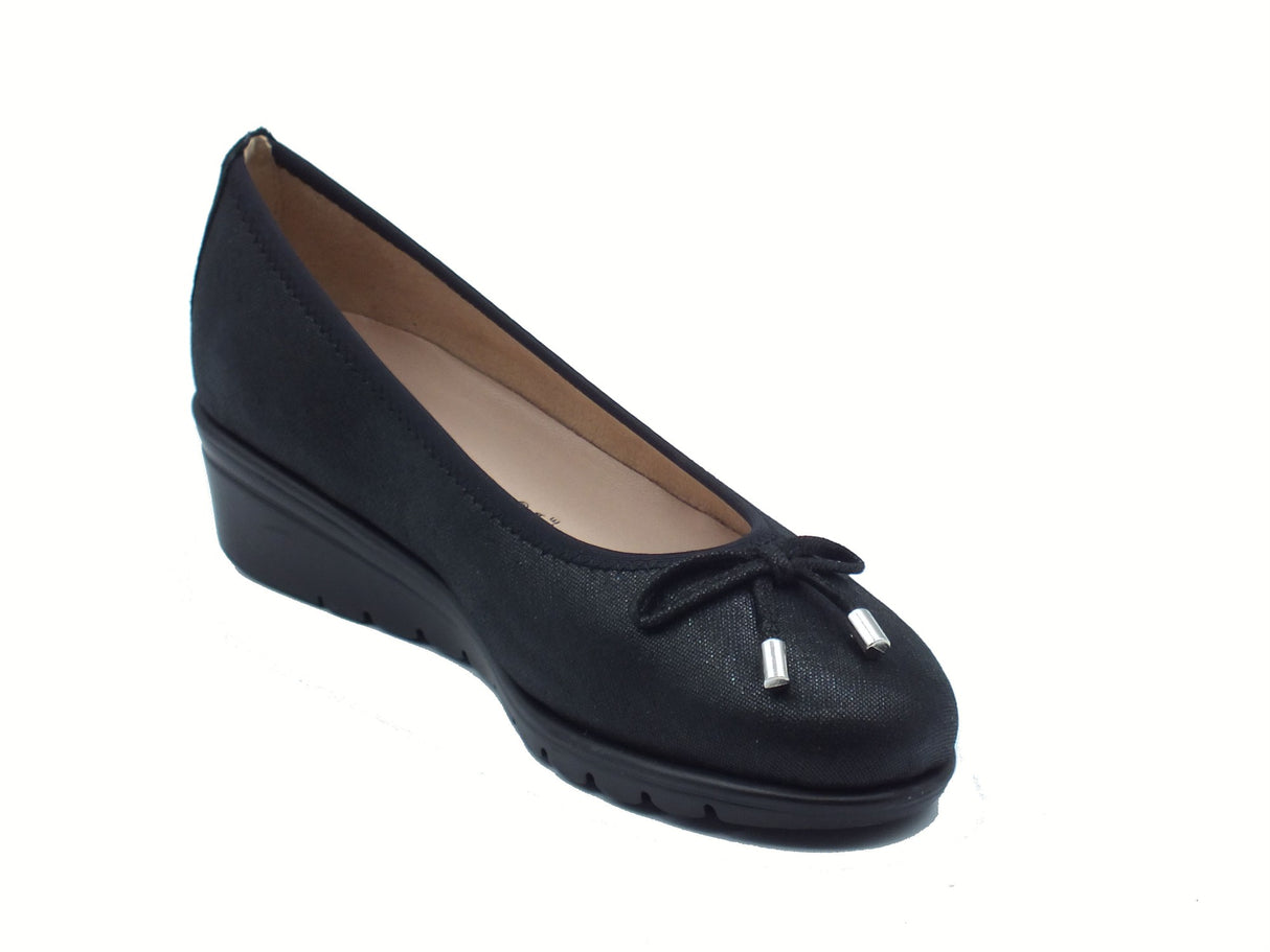 Valleverde Valleverde Ballerine Donna VS10330A Camoscio Nero pelle nero Nero