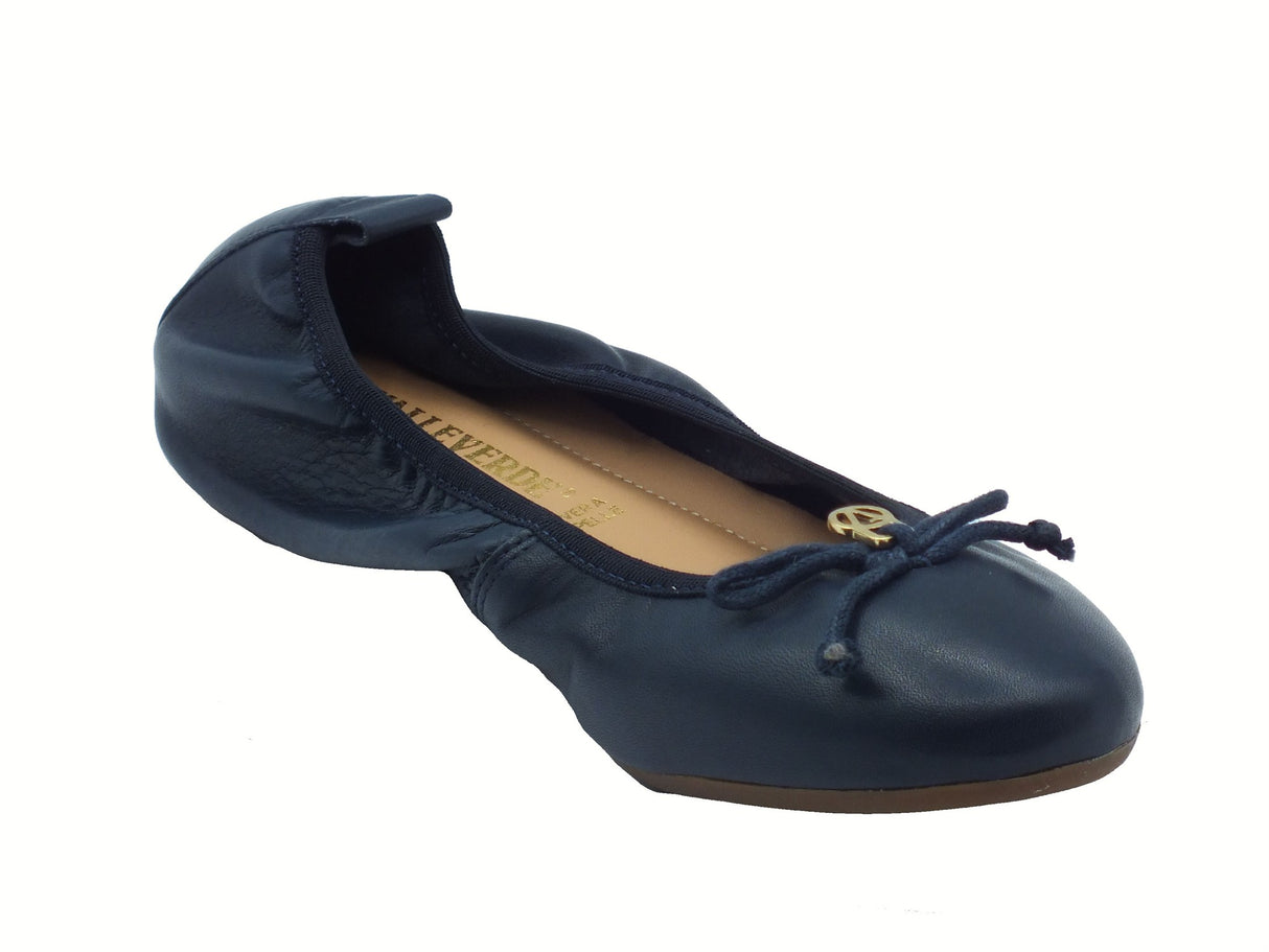 Valleverde Valleverde 16400 Vitello Blu Ballerine per donna in pelle Blu