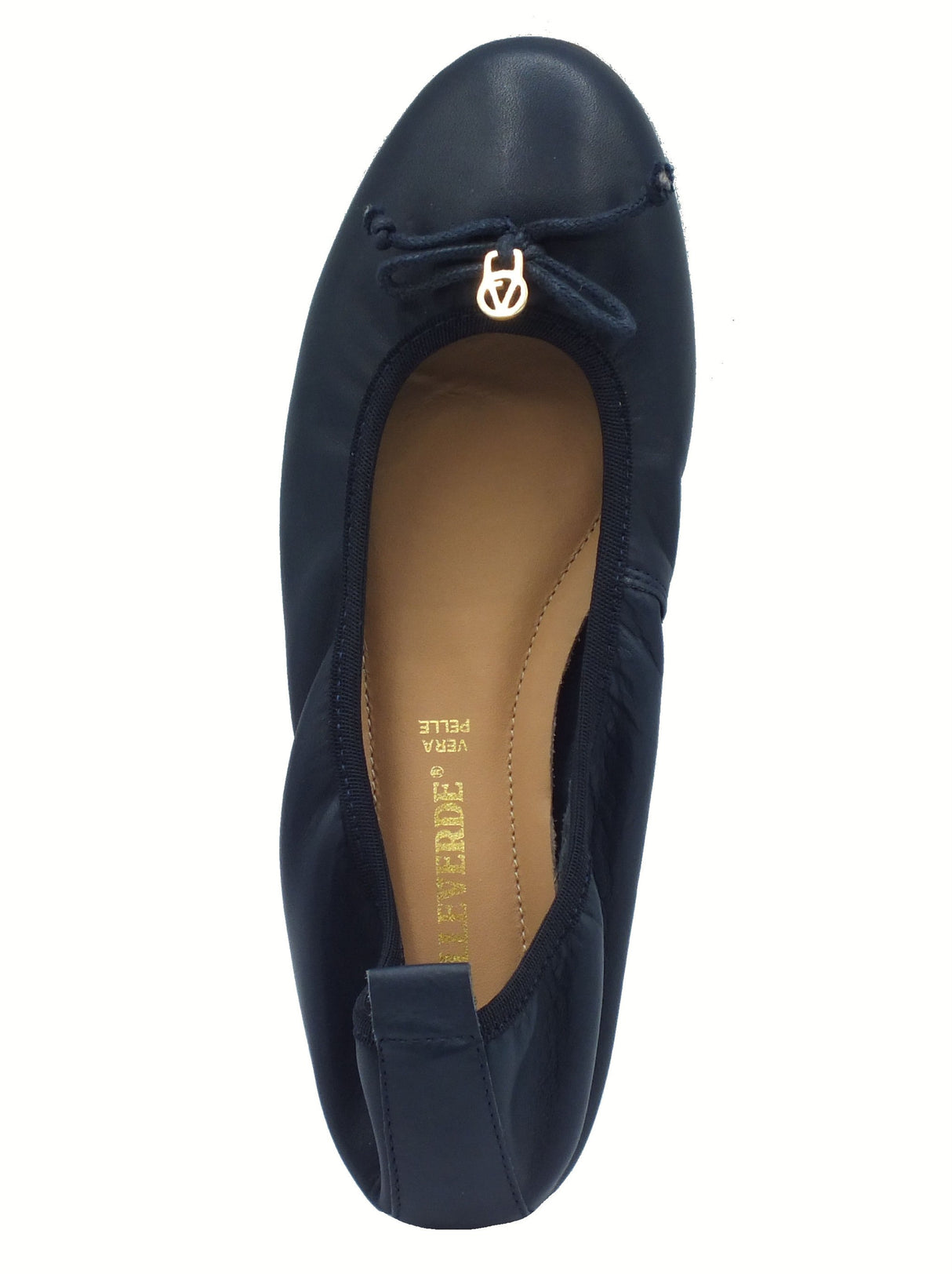 Valleverde Valleverde 16400 Vitello Blu Ballerine per donna in pelle Blu