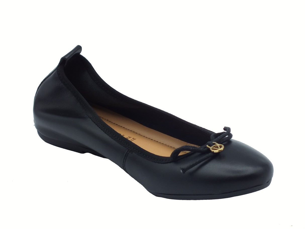 Valleverde Valleverde 16400 Vitello Nero Ballerine per donna in pelle Nero
