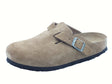 Birkenstock Birkenstock 1030861 Boston Bs Dark Tea Tonal Sandali per Donna in camoscio marrone Dark Tea Tonal