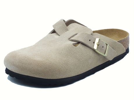 Birkenstock Birkenstock 1030883 Boston Bs Sandcastle Sandali per Donna in camoscio sabbia Sandcastle