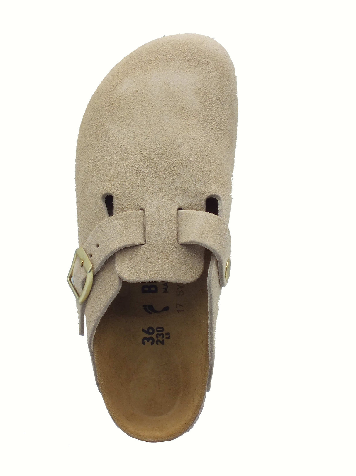 Birkenstock Birkenstock 1030883 Boston Bs Sandcastle Sandali per Donna in camoscio sabbia Sandcastle