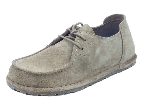 Birkenstock Birkenstock 1027321 Utti Lace Gray Taupe Scarpe per Donna in camoscio Gray Taupe