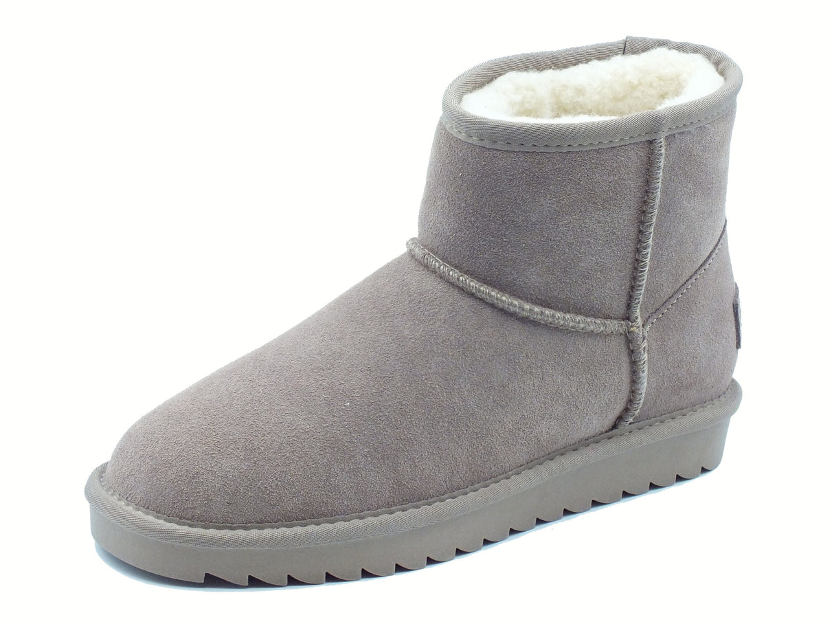 Colors of California Colors of California HC.YW001N Taupe mammut per Donna in camoscio zeppa bassa Taupe