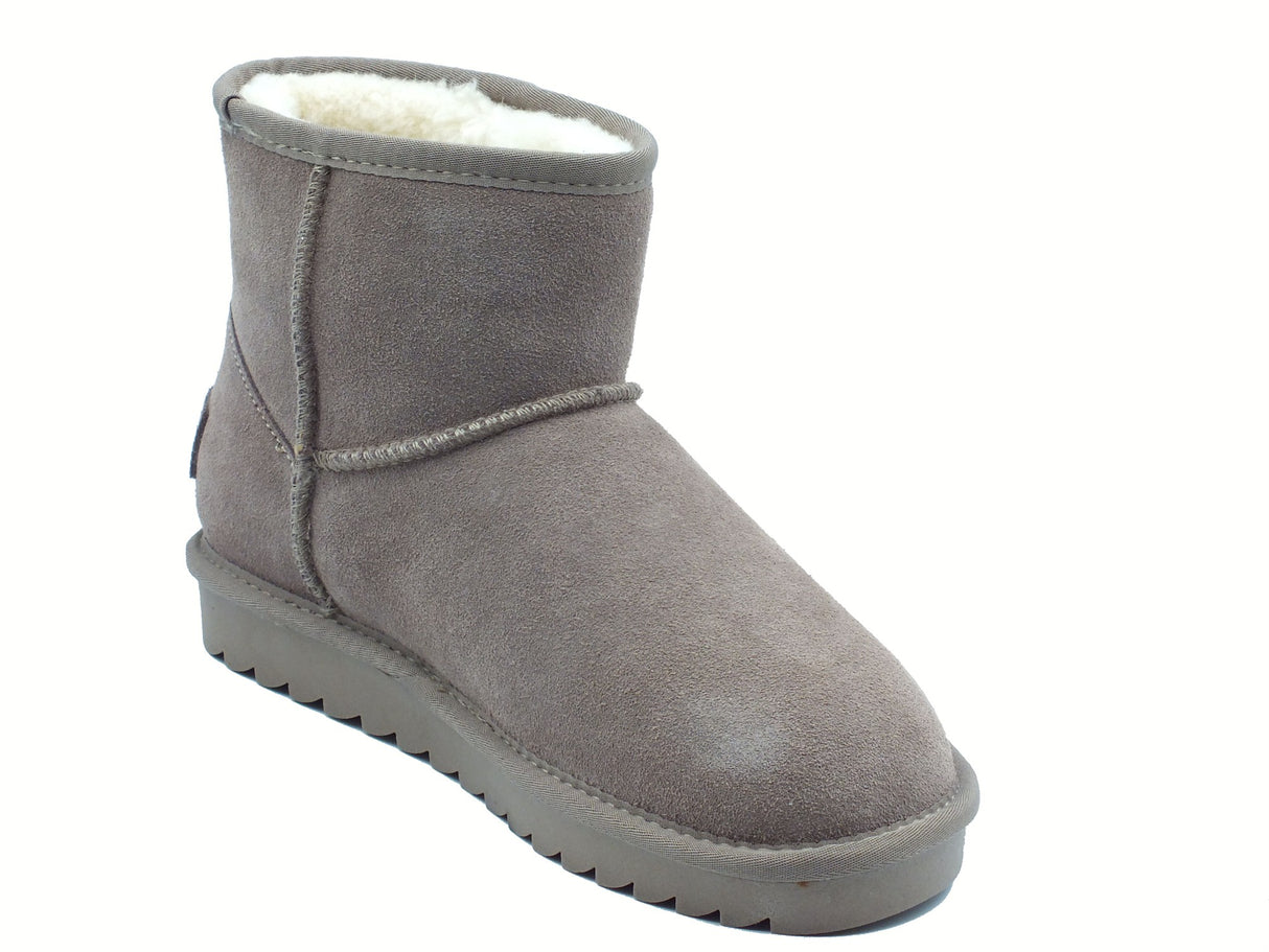 Colors of California Colors of California HC.YW001N Taupe mammut per Donna in camoscio zeppa bassa Taupe