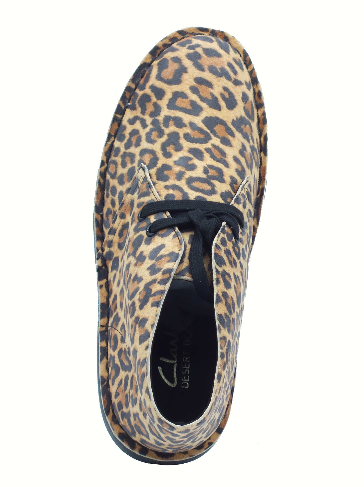Clarks Clarks Desert Bt Evo Leop. Polacchine per Donna in pelle maculata Desert Bt Evo Leop
