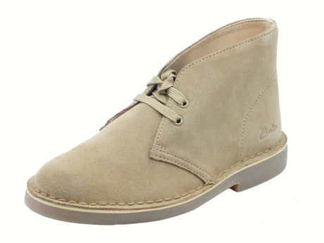 Clarks Clarks Desert Bt Evo Dark Sand Suede Polacchine per Donna in camoscio sabbia Dark Sand Suede