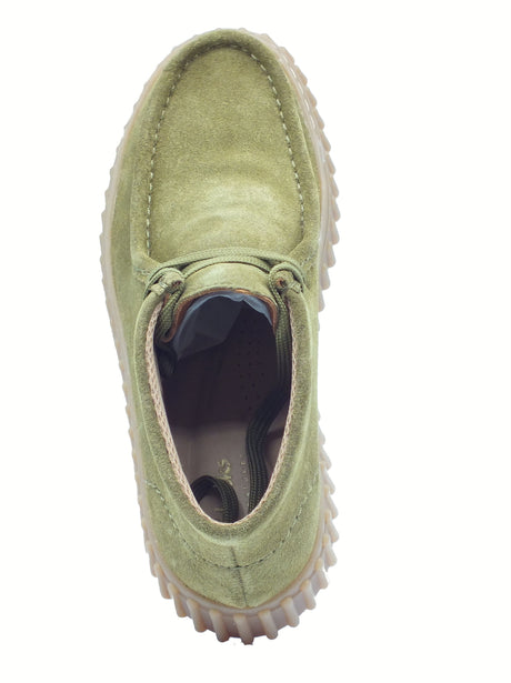 Clarks Clarks Torhill Moss Olive Suede Scarponcini per Donna in camoscio Olive Suede