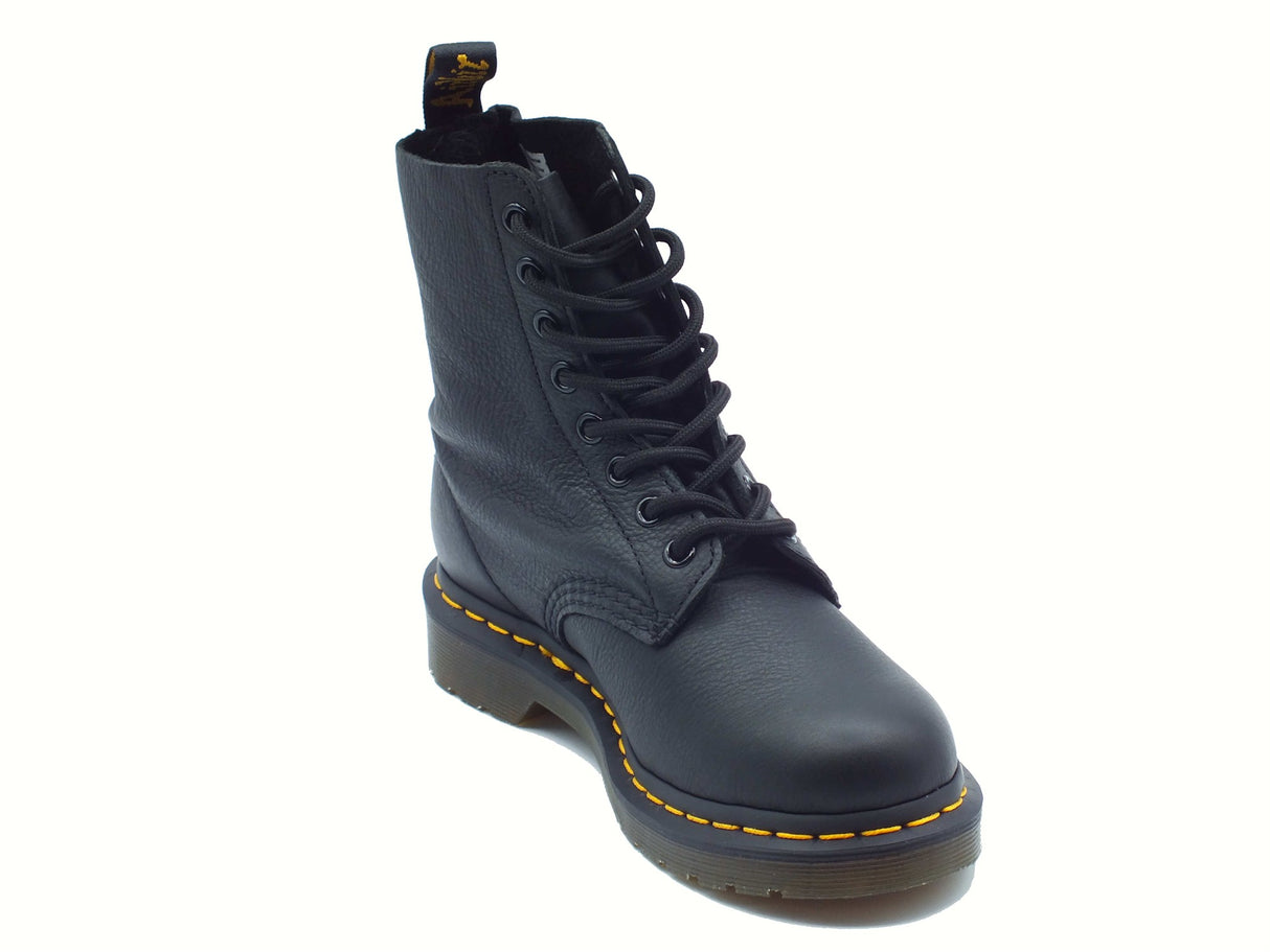 Dr. Martens Dr. Martens 1460 Pascal Black Anfibio per Donna in pelle con tacco Black