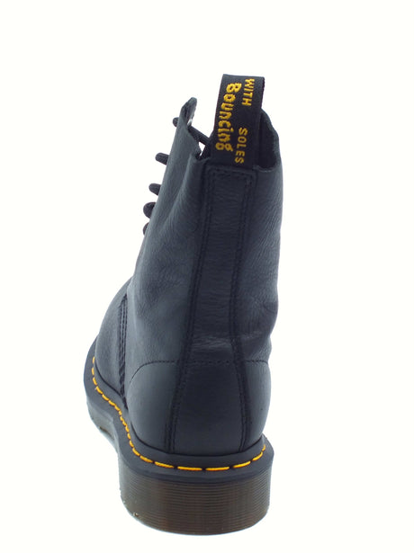 Dr. Martens Dr. Martens 1460 Pascal Black Anfibio per Donna in pelle con tacco Black