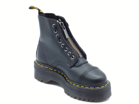 Dr. Martens Dr. Martens 22564001 Sinclair Black Anfibio per Donna in pelle allaccio lampo veloce Black