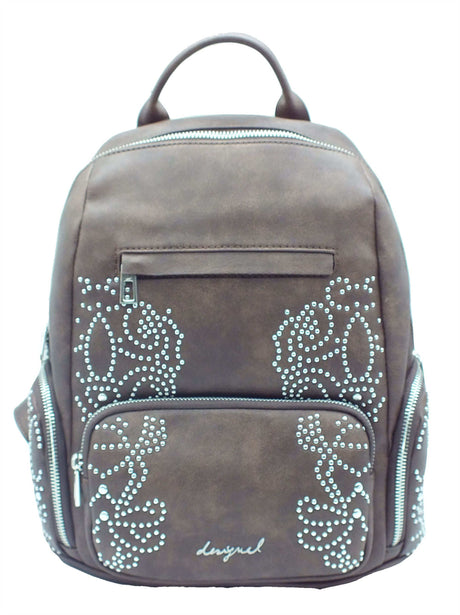 Desigual Accessori Donna - Borse Desigual 25WAKP22 Back Poker Face Mini Choco Choco