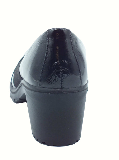 ENVAL Soft ENVAL Soft 8754611 Naplak Nero Mocassini Confort per Donna in pelle tacco Nero