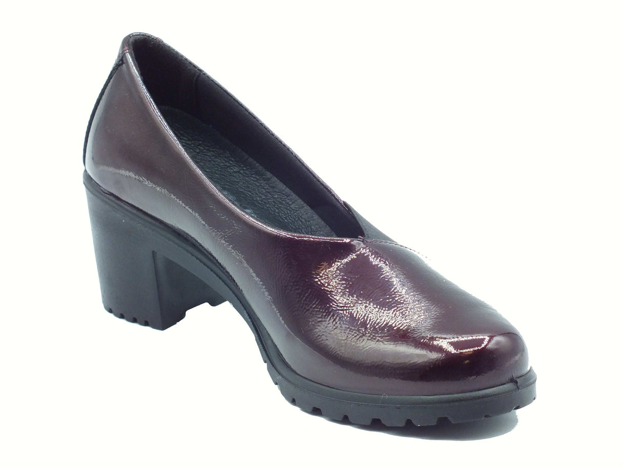 ENVAL Soft ENVAL Soft 8754622 Naplak Bordò Mocassini Confort per Donna in pelle tacco Bordò