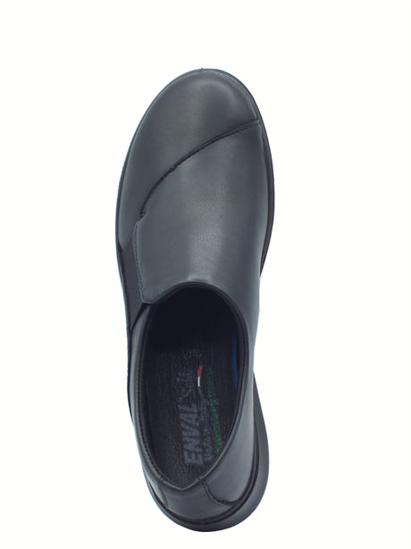 ENVAL Soft ENVAL Soft 8773500 Nappa Soft Nero Mocassini Confort per Donna in pelle con elastici Nero