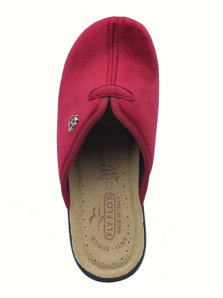 Fly Flot Fly Flot L8 X68 PE Piubega Bordo Pantofole per Donna in tessuto con sottopiede anti-shock in pelle bordò