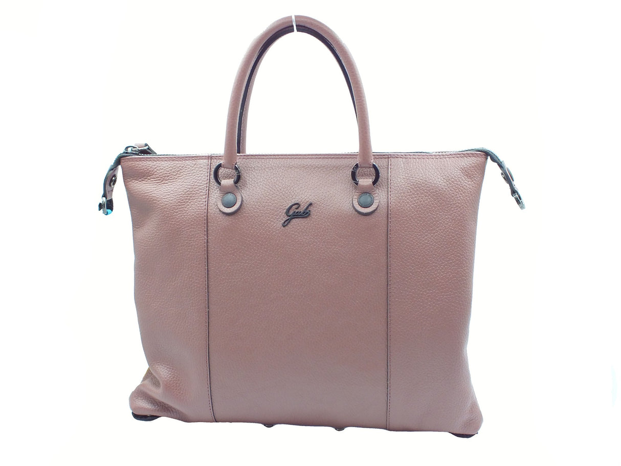 Gabs Gabs G000033T2 G3 Plus Bull Black Balsamico Tg M Borsa Shopping per Donna in pelle marrone con lampo Balsamico