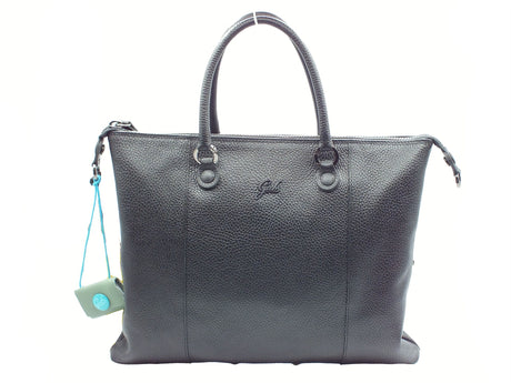 Gabs Gabs G000033T2 G3 Plus Bull Black Nero Tg M Borsa Shopping per Donna in pelle nera con lampo Black