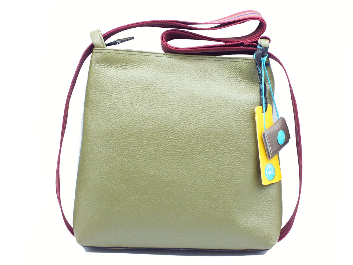 Gabs Gabs G011220T2 Dorina Prezzemolo TG M Borsa Monospalla per Donna in pelle Prezzemolo