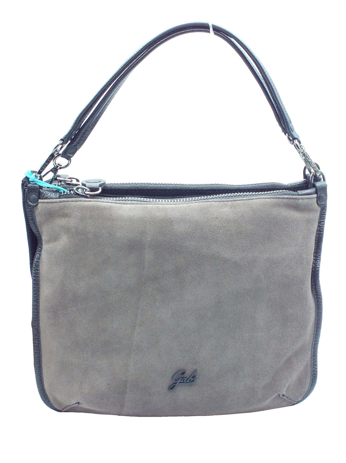 Gabs Gabs G011680T2 Ariana Bicolor Black Tonizinco TG M Borsa per Donna in pelle grigio