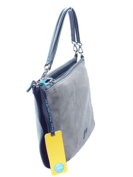 Gabs Gabs G011680T2 Ariana Bicolor Black Tonizinco TG M Borsa per Donna in pelle grigio