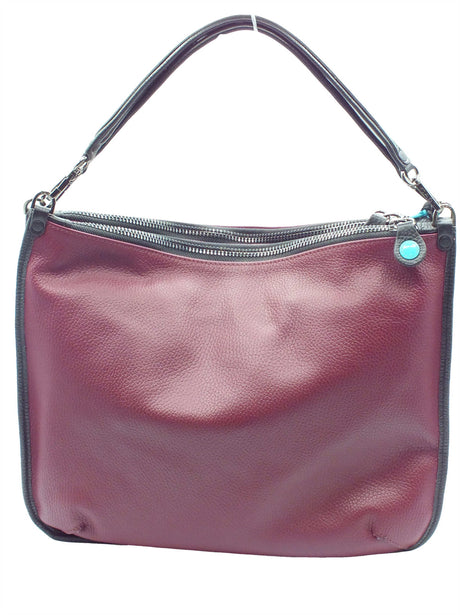 Gabs Gabs G011680T3 Ariana Bull Black Chianti TG L Borsa per Donna in pelle Black Chianti