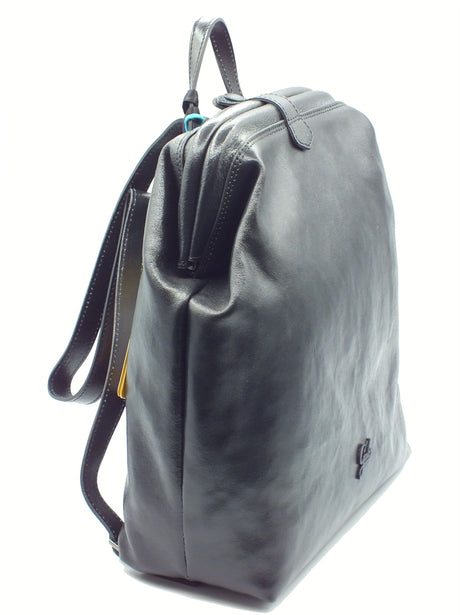 Gabs Gabs G011750T2 Alise Laminato Black TG M Zainetto per Donna in pelle nera Black