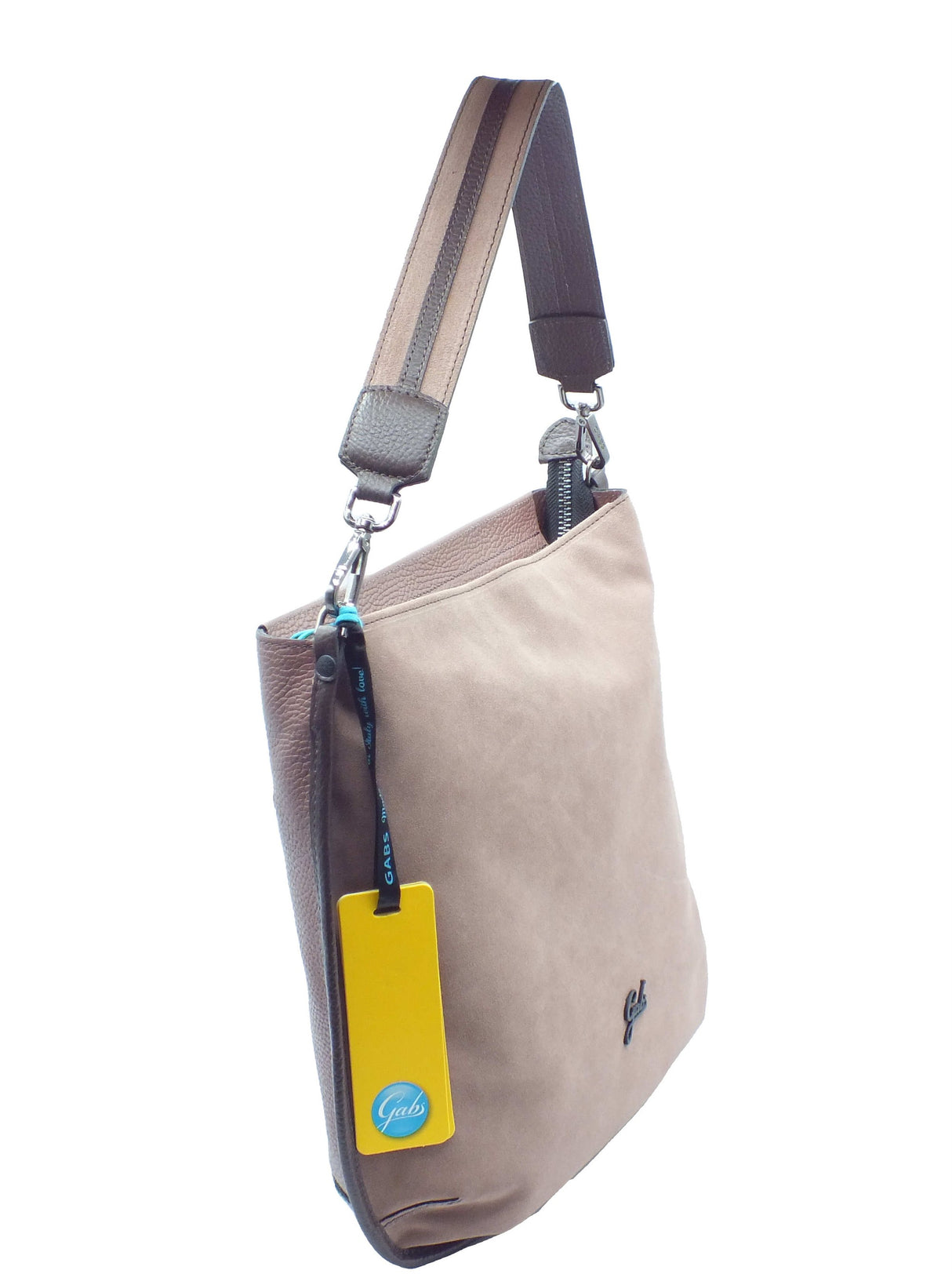 Gabs Gabs G011770T2 Lella Bicolor Black Balsamico TG M Borsa Monospalla per Donna in pelle Balsamico