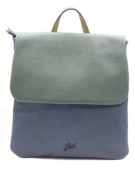 Gabs Gabs G011810T2 Eugenia Olive Green Tg M Zainetto per Donna in pelle Olive Green