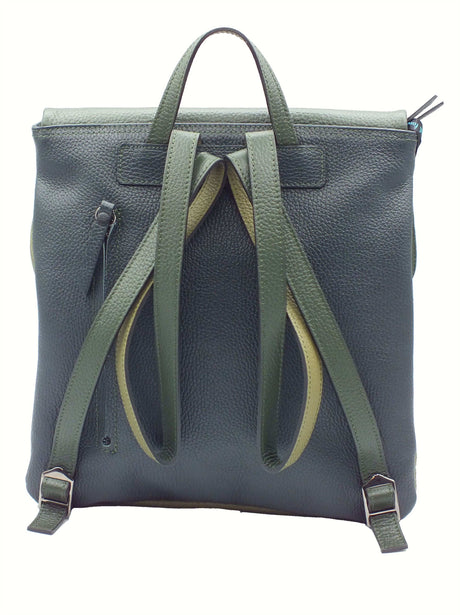 Gabs Gabs G011810T2 Eugenia Olive Green Tg M Zainetto per Donna in pelle Olive Green