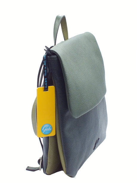 Gabs Gabs G011810T2 Eugenia Olive Green Tg M Zainetto per Donna in pelle Olive Green